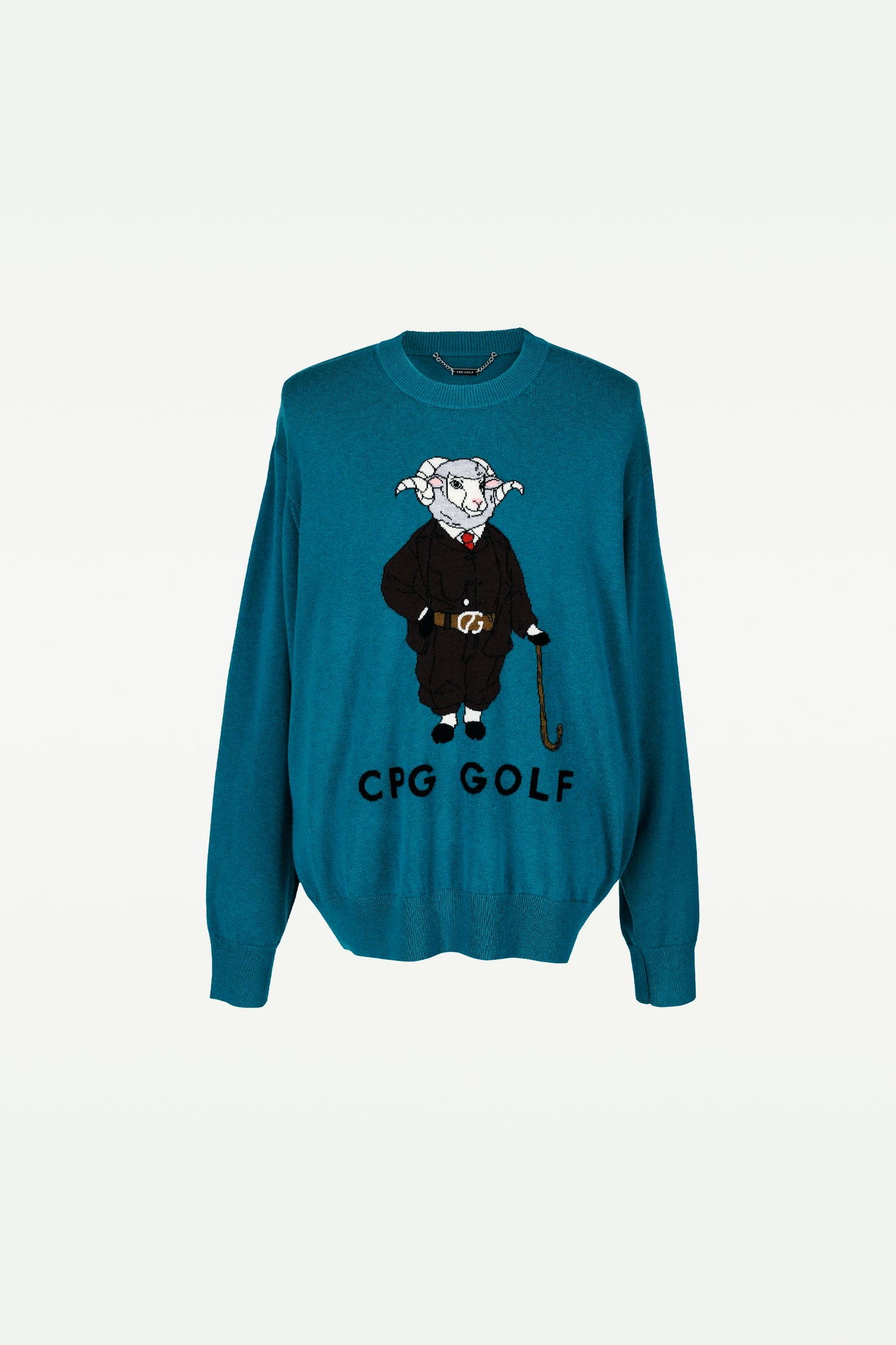 羊グラフィックインターシャニットPO