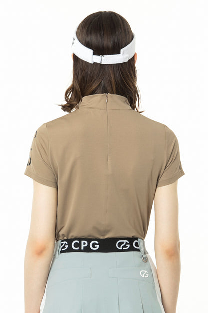 ロゴプリントモックネック