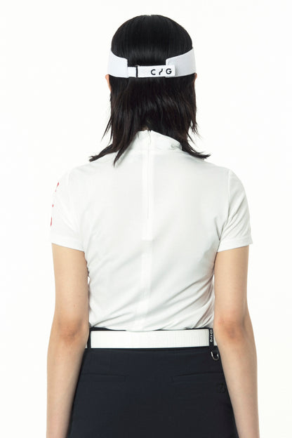 ロゴプリントモックネック