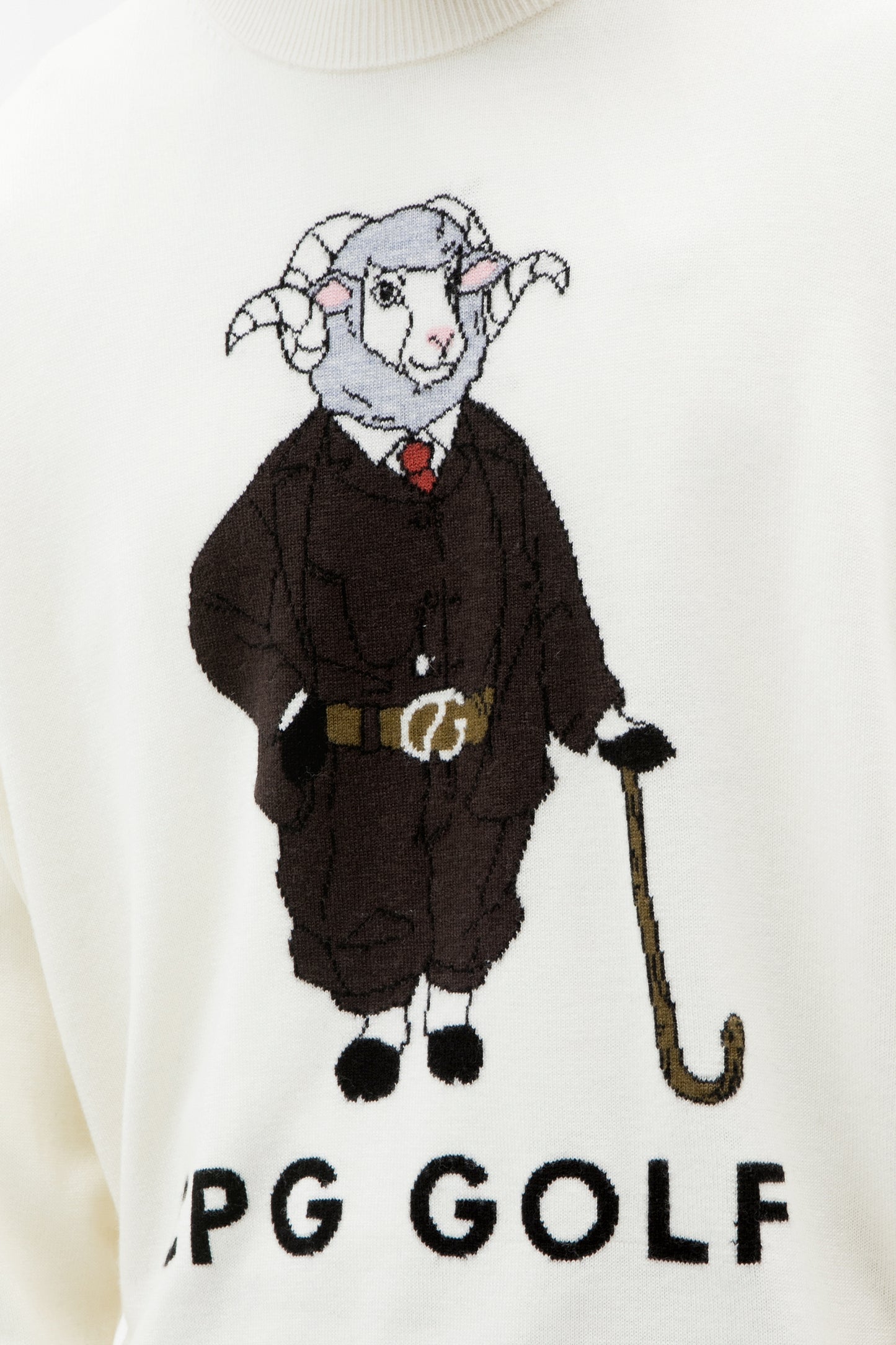 羊グラフィックインターシャニットPO